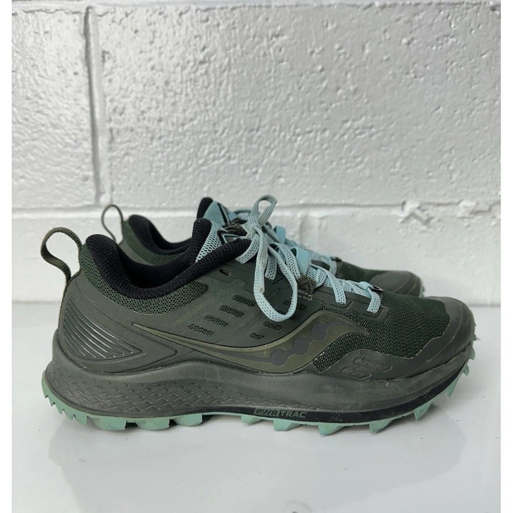 Saucony Peregrine 10 Trail Shoes Green S10556-25 / Women's 7